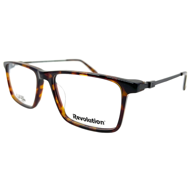 REVOLUTION – MORGAN TOR 57/17/145 TORT NEW Authentic EYEGLASSES & POLAR SUN CLIP