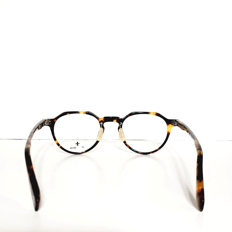 Mens Seraphin Havana Panto Designer Eyeglasses Frames 47-22-145 Handmade Japan gallery