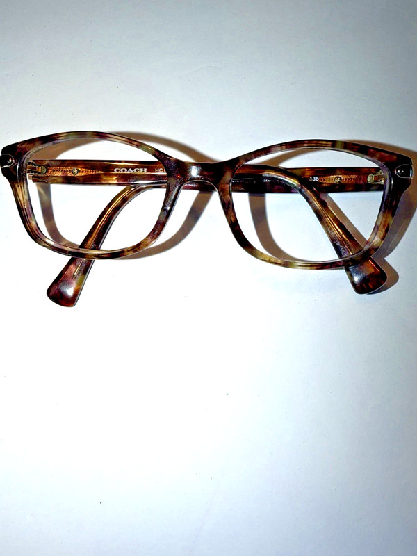 Coach HC6065 5287 Confetti Light Brown Tortoise Shell Full Rim Eyeglass Frames gallery