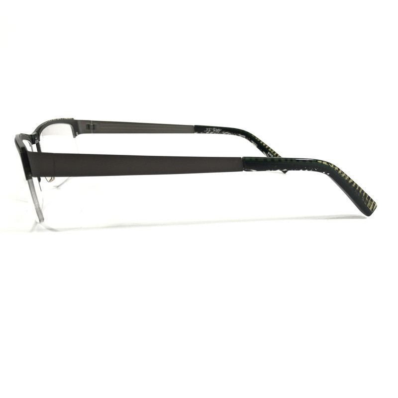 JF Rey Eyeglasses Frames JF2682 0045 Gunmetal Khaki Green Brown 58-19-143 gallery