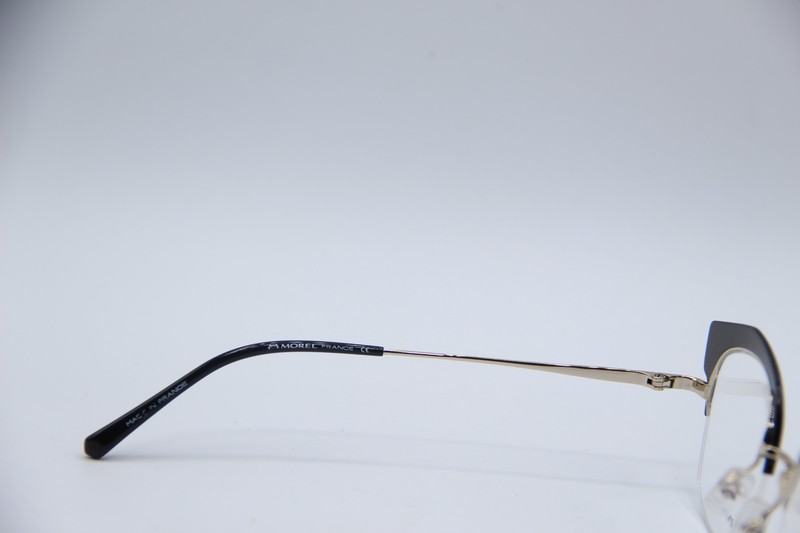 NEW MOREL 20070K ND17 BLACK GOLD AUTHENTIC EYEGLASSES 48-21 gallery