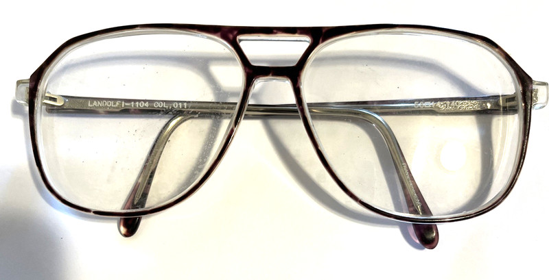 Landolfi Aviator Frames Brown Acrylic Eyewear gallery