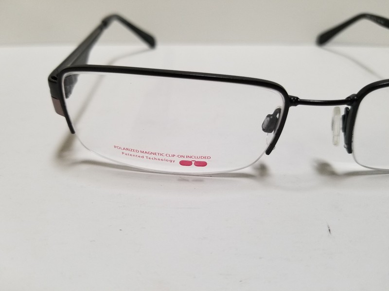 EASYTWIST EYEGLASSES, POLARIZED MAGNETIC CLIP-ON PATENTED TECHNOLOGY CT207 New gallery