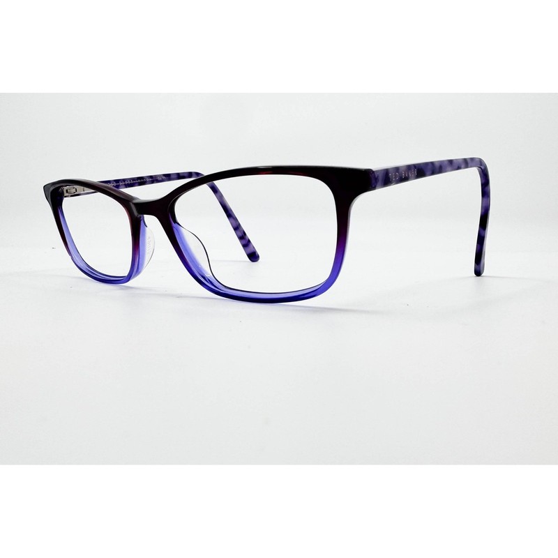 Ted Baker Eyeglasses Women Purple Great B976 PUR Tortoise 49-15-130