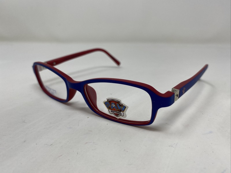 Paw Patrol PP01 BLU 47-16-128 Blue/Red Plastic Full Rim Eyeglasses Frame SQ93 gallery