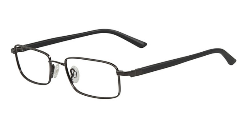 FLEXON BY MARCHON 666 BLACK CHROME AUTHENTIC EYEGLASSES 54-18-145