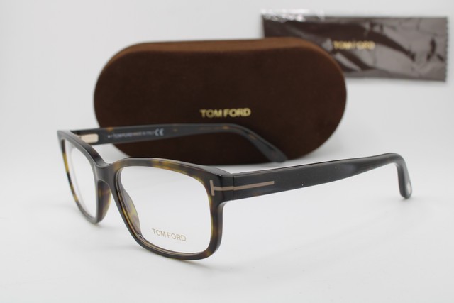 NEW TOM FORD TF 5313 052 MATTE HAVANA GOLD AUTHENTIC EYEGLASSES 55-17