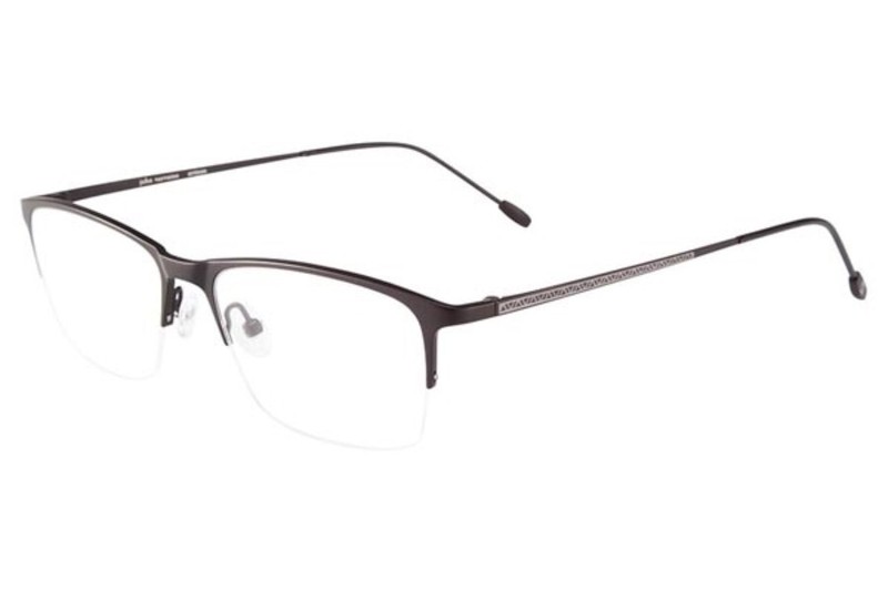 John Varvatos Eyeglasses JV V154 Black 54mm Semi Rimless – Made in Japan