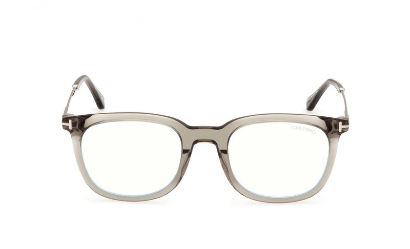 NEW TOM FORD FT5904-B 096 SHINY DARK GREEN/CLEAR BLUE LIGHT BLOCK 50MM AUTHENTIC gallery