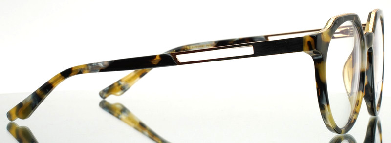 COCO AND BREEZY Genuine 103 Tortoise Gold Womens Eyeglasses 50-20-140 B:44 A gallery