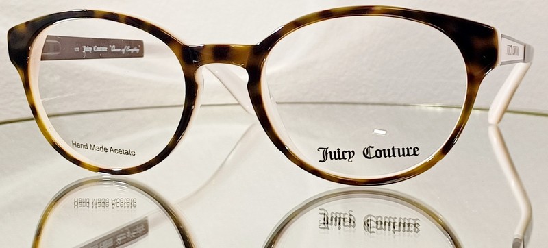 JUICY COUTURE JU 102 0EUC Eyeglasses HAVANA LIGHT PINK New Plastic 49-19-135 gallery