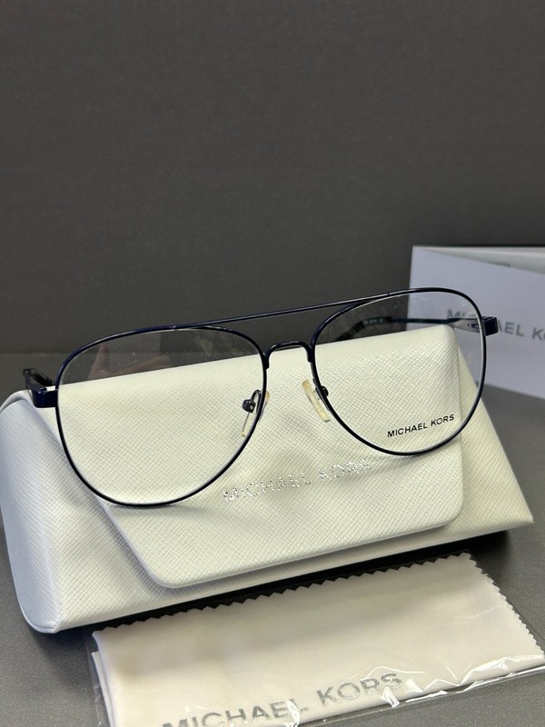 MICHAEL KORS PROCIDA 3019 1214 DARK BLUE AVIATOR EYEGLASSES 56-14-135 Men Women
