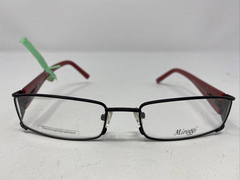 Miraggi MI-5315 C1 MATTE BLACK 52-18-135 Metal Full Rim Eyeglasses Frame MO66
