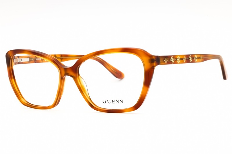 GUESS GU50115-053-54 Eyeglasses Size 54mm 14mm 140mm havana Women
