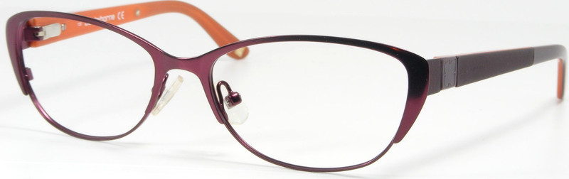 LIZ CLAIBORNE L398 02A0 Satin Plum Metal Eyeglasses Frame 51-15-130 NO LENS NEW gallery