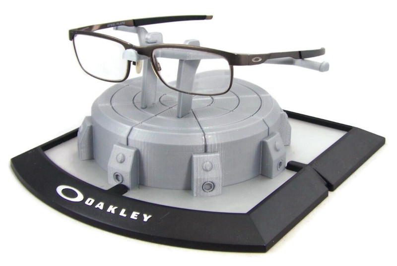 Oakley Steel Plate OX3222-0252 Eye Glasses Matte Pewter Frames Sunglasses