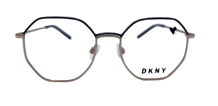 Women DKNY DK1029 014 Grey/Gold Eyeglasses Lens Replacement Recommended