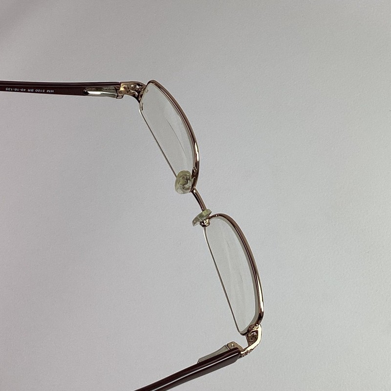 Legacy WM 5100 BR Eyeglasses Gold Filigree Brown 49-16-135 Womens FRAMES ONLY gallery