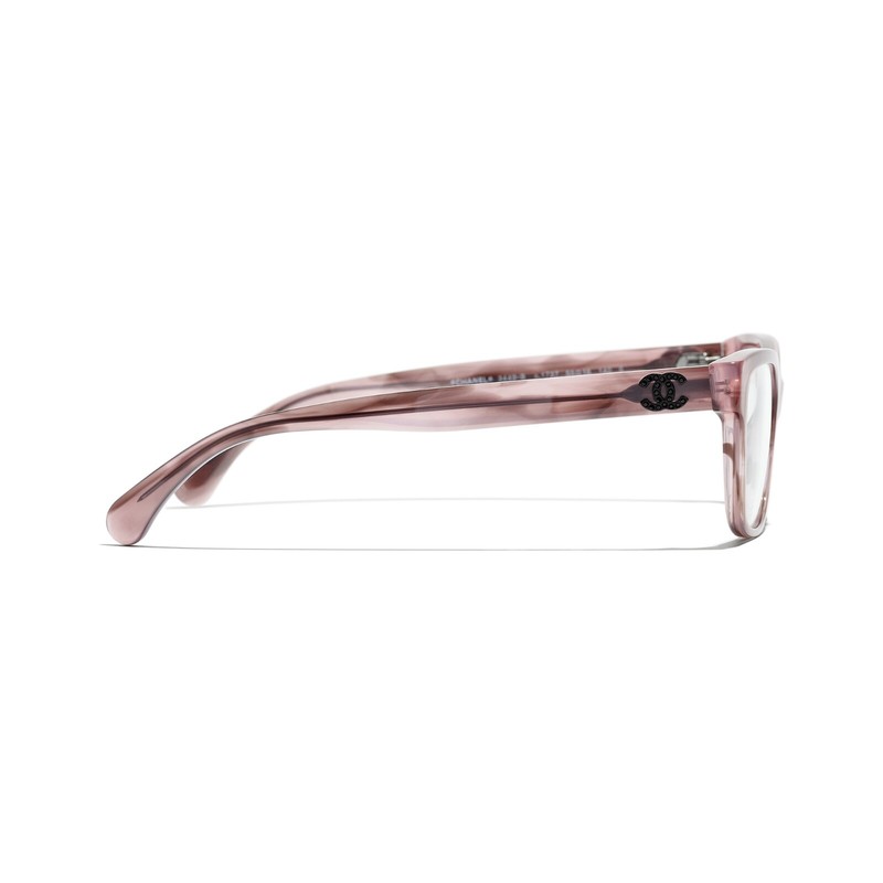 Chanel 3449B 1737 55 Pink Tortoise Eyeglasses CH3449B gallery