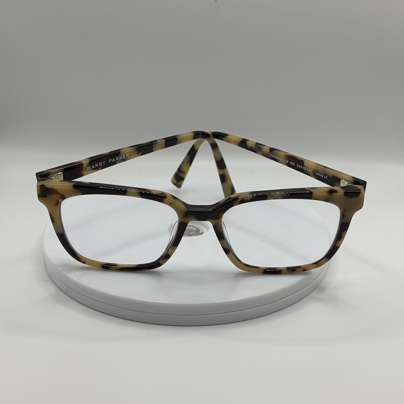 Warby Parker Hughes Eyeglass Frames Tortoise 54-18-145 Rectangular Full Rim
