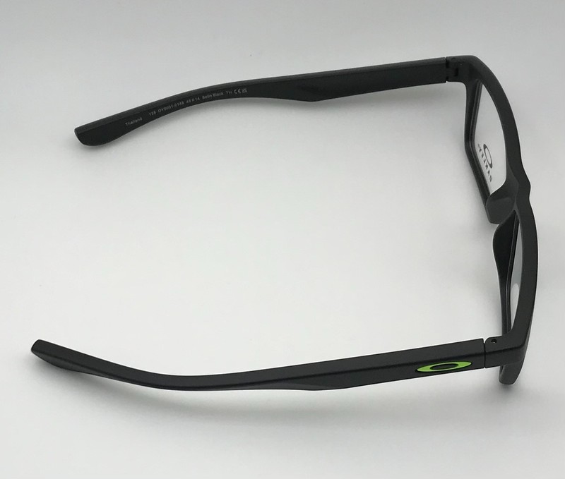 New Oakley Men's Eyeglasses OY8001 800101 Satin Black 48mm gallery