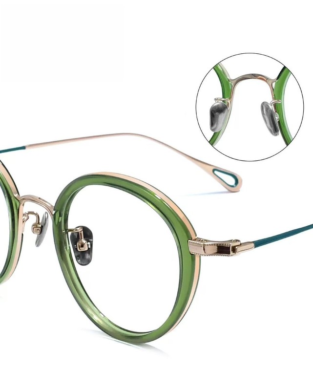 Retro Oval Acetate Pure Titanium Deluxe Full Rim Eyeglass Frame Men Women 47MM gallery