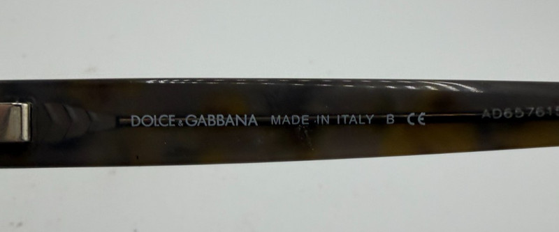 DOLCE & GABBANA EYEGLASSES FRAMES ONLY DG3119 GRAY FLECKED FULL RIM 54-16-135 gallery