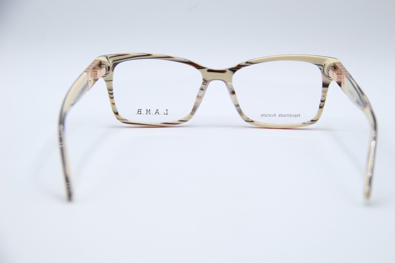 NEW L.A.M.B. LA060 BUR BURGUNDY PEARL AUTHENTIC EYEGLASSES 53-16 gallery
