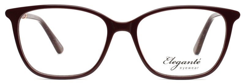 ELEGANTE EL46 Wine Womens Square Full Rim Eyeglasses 53-16-140 B:41 gallery