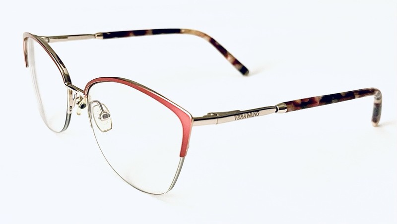 Vera Wang Eyeglass Frames Cranberry / Red V597 53 16 135 & OG Hard Case gallery