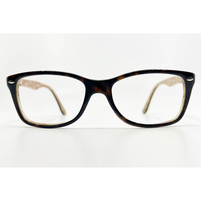 Ray-Ban RB 5228 5057 Eyeglasses Tortoise Shell Red Script Women 53-17-140