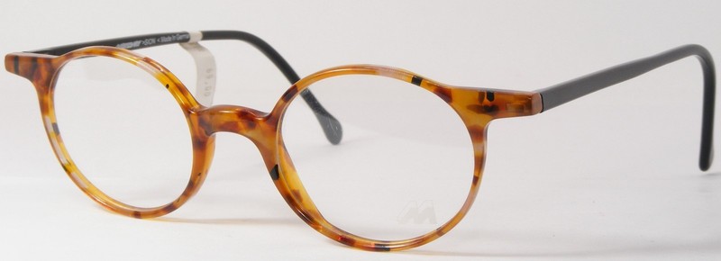 Vintage MEITZNER SION 1449 Demi Brown UNIQUE EYEGLASSES FRAME 42-20-140 Germany