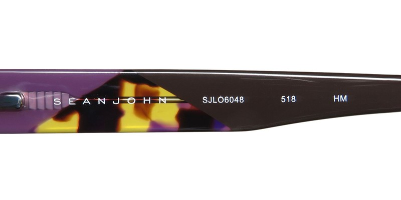NEW SEAN JOHN 6048 EYEGLASS FRAME BUTTERFLY PURPLE 518 56-20-145 PLASTIC WOMENS gallery