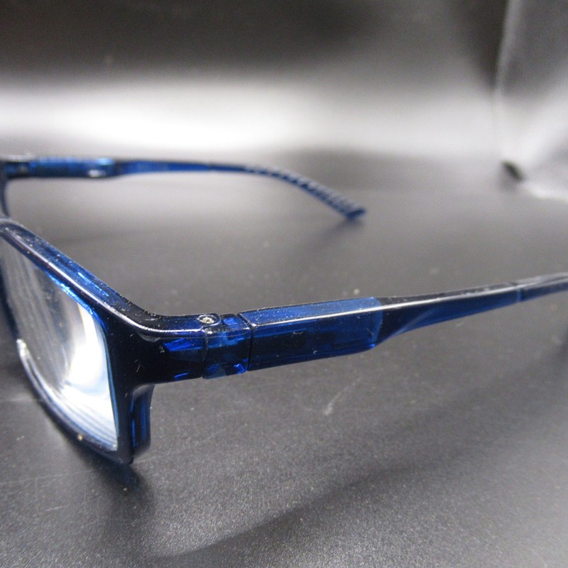 BKLYN Eyeglass Frames Windsor Blue Full Rim Rectangle 54-17-138 +2.50 Lenses gallery