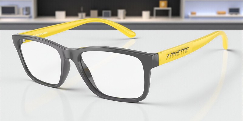 ARNETTE AN7231 2870 Fakie Full Grey Transparent 53 mm Men’s Eyeglasses