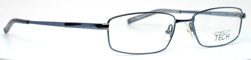 CAMELOT TECH Summit Steel Blue Womens Rectangle Eyeglasses Frames 54-16-140 B:28 gallery