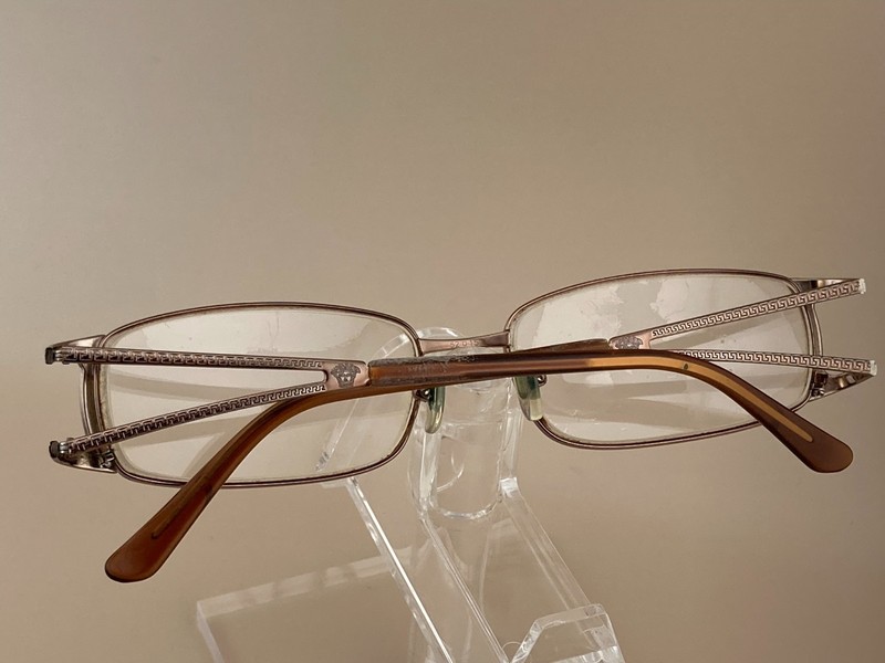 Versace Eyeglassses Frame Italy MOD 1091 1045 52[]15 135 Bronze Rhinestones gallery