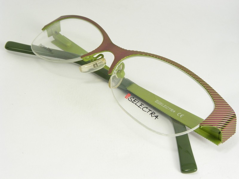 SELECTRA SEL4415 2 ROYAL FUSCIA /GREEN UNIQUE EYEGLASSES GLASSES 49-17-135mm gallery