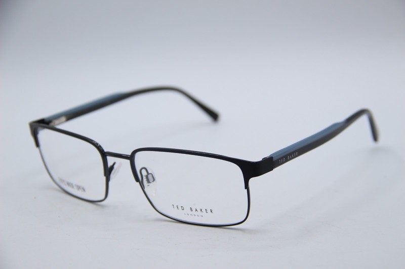 NEW TED BAKER LONDON TXL510 B:38 BLACK BLUE AUTHENTIC DESIGNER EYEGLASSES 59-18
