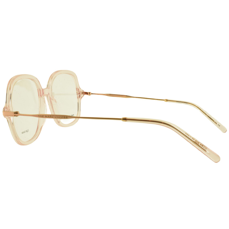 NEW!! MARC JACOBS 616 35J Transparent Pink Square Full Rim Womens Optical Frame gallery