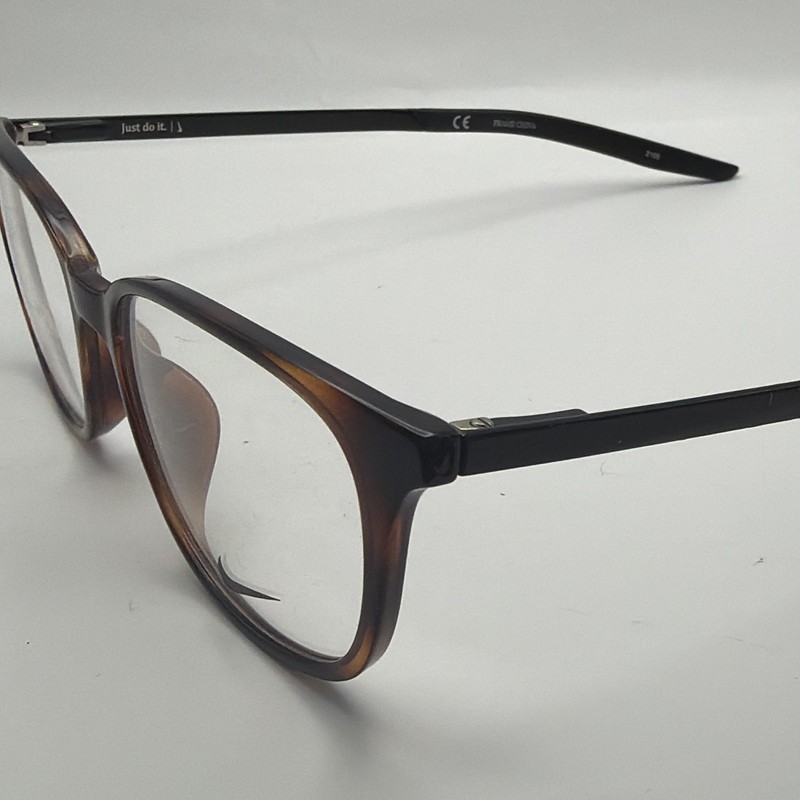 Nike 7283 240 52/16 145 Brown Tortoise Plastic Full Rim Rectangular Frames 4841 gallery