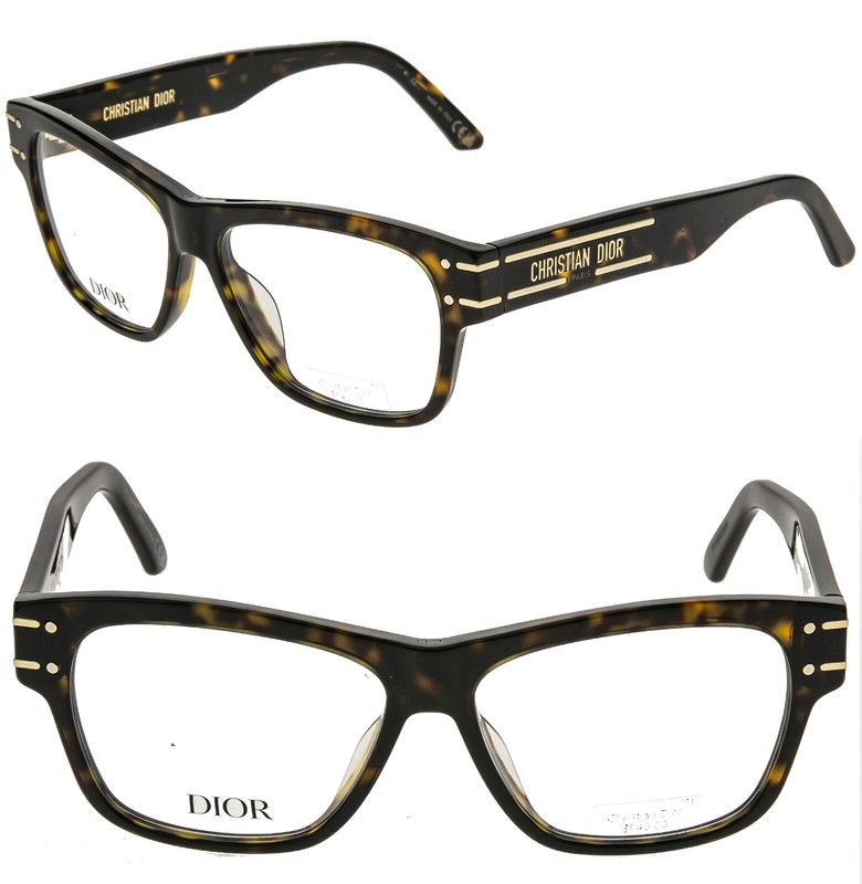 CHRISTIAN DIOR SIGNATURE S1I Havana 54mm Optical Eyeglasses SIGNATUREO CD50036I