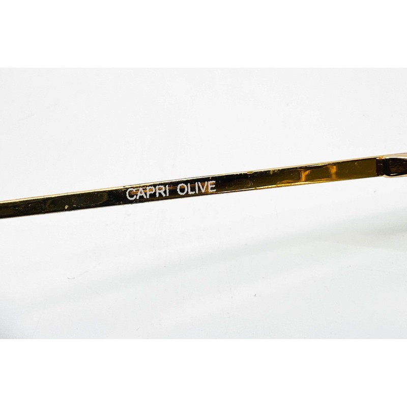 Capri Olive Eyeglasses Mens Gold Aviator Double Bridge 56-19-140 gallery