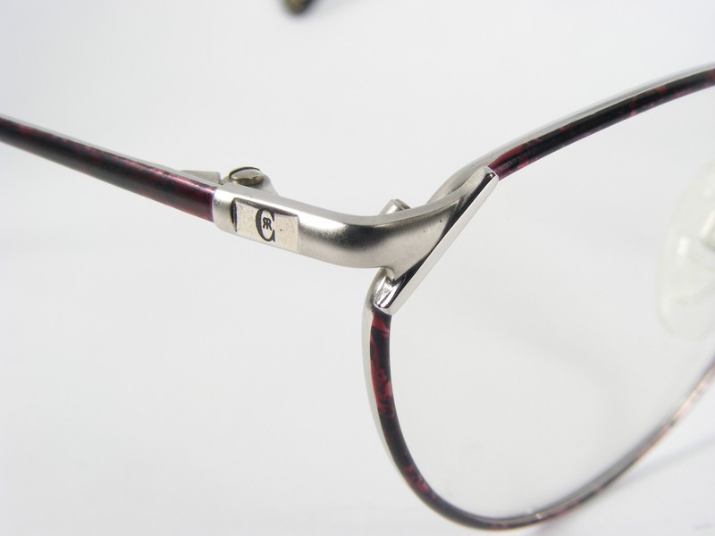 Vintage Cerruti 1881 C 1802 WR PURPLE SILVER EYEGLASSES GLASSES FRAME C1802 56mm gallery