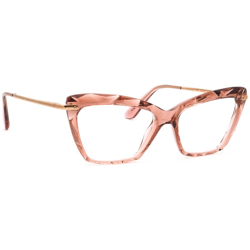 Dolce & Gabbana Eyeglasses DG 5025 3148 Rose Crystal/Rose Gold Italy 53[]15 140