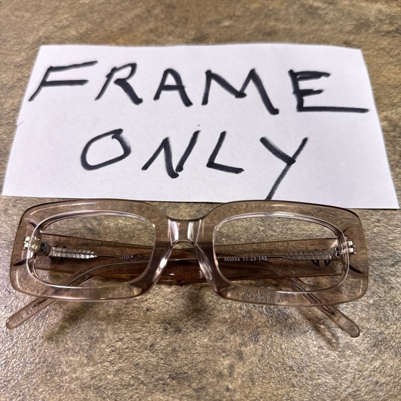 Hip Optical Mokka Brown Eyeglasses Frames Full Rim Unisex 52-23-145-30mm