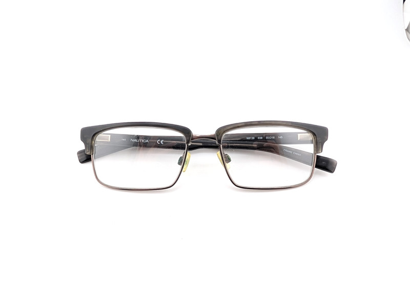 Nautica Eyeglasses Frames Only, N8139 038, 55-18-145, Gray