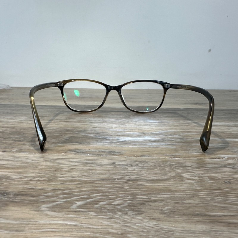 Warby Parker Eyeglasses Daisy 234 Striped Molasses Semi Cat Eye Frame 54[]17 142 gallery