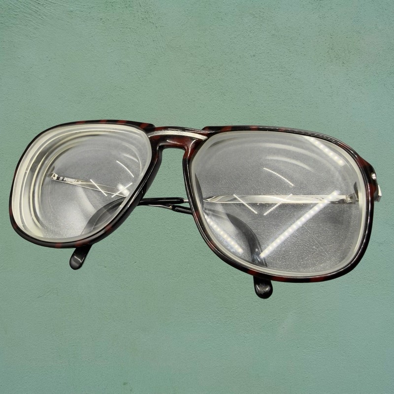 Vintage 1984 DUNHILL ▪️ Aviator Red Brown 6004 RETRO Frame Eyeglasses Sunglasses