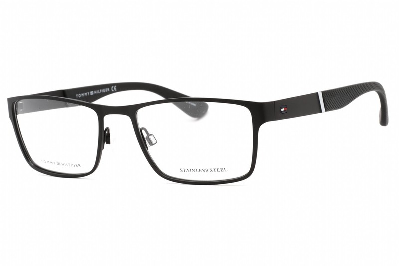 TOMMY HILFIGER TH1543-003-54 Eyeglasses Frame Size 54mm 18mm 145mm BLACK 827886